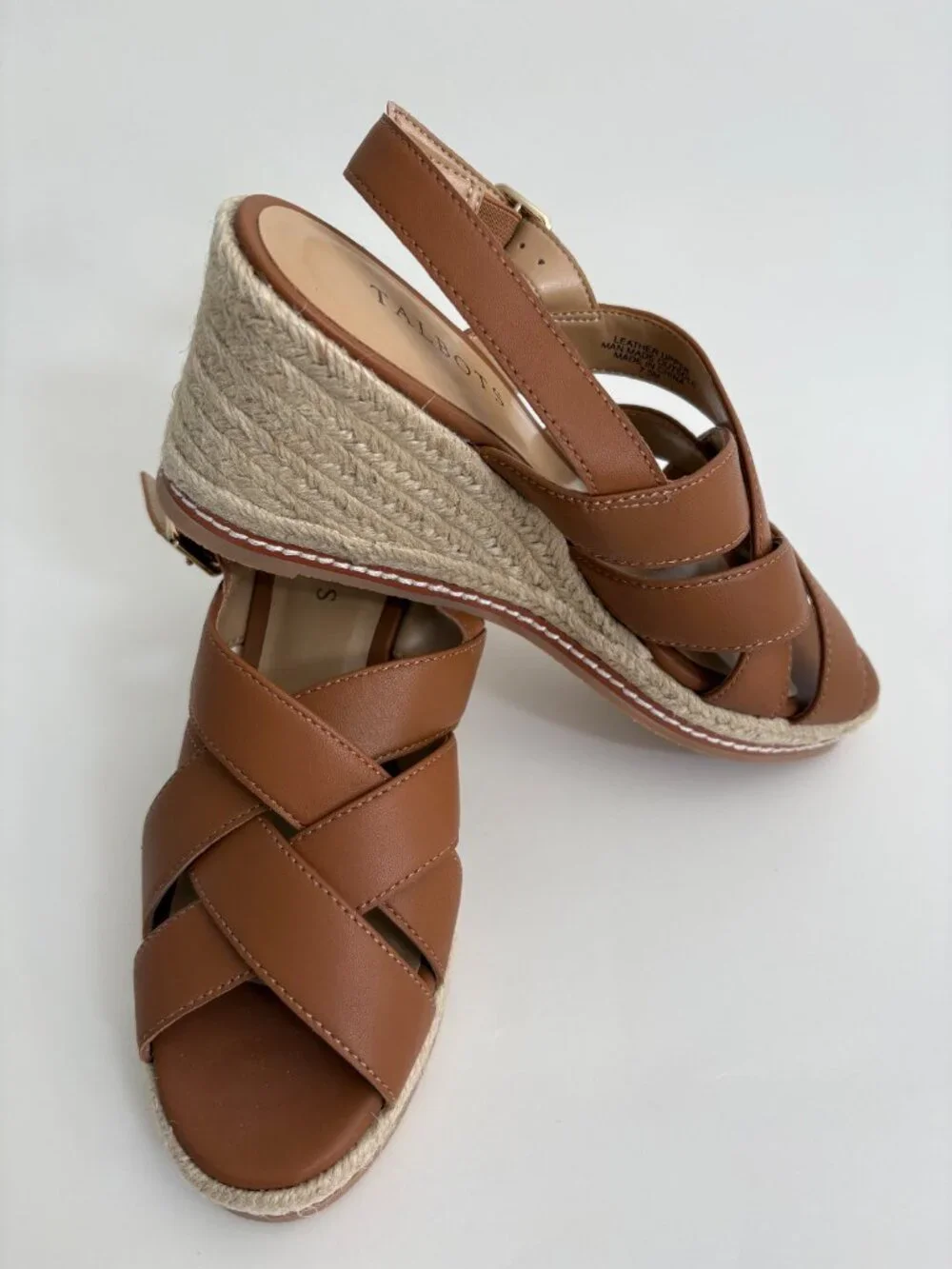 Talbots tan leather
